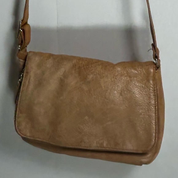 margot Handbags - Margot Classic Soft Brown Leather Boho Crossbody Bag & Adjustable Shoulder Strap